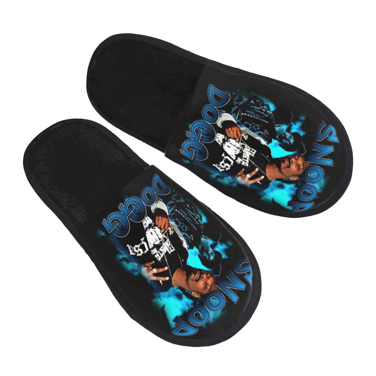 Men Shoes On - Snoop Dogg Vintage 90s House Slippers