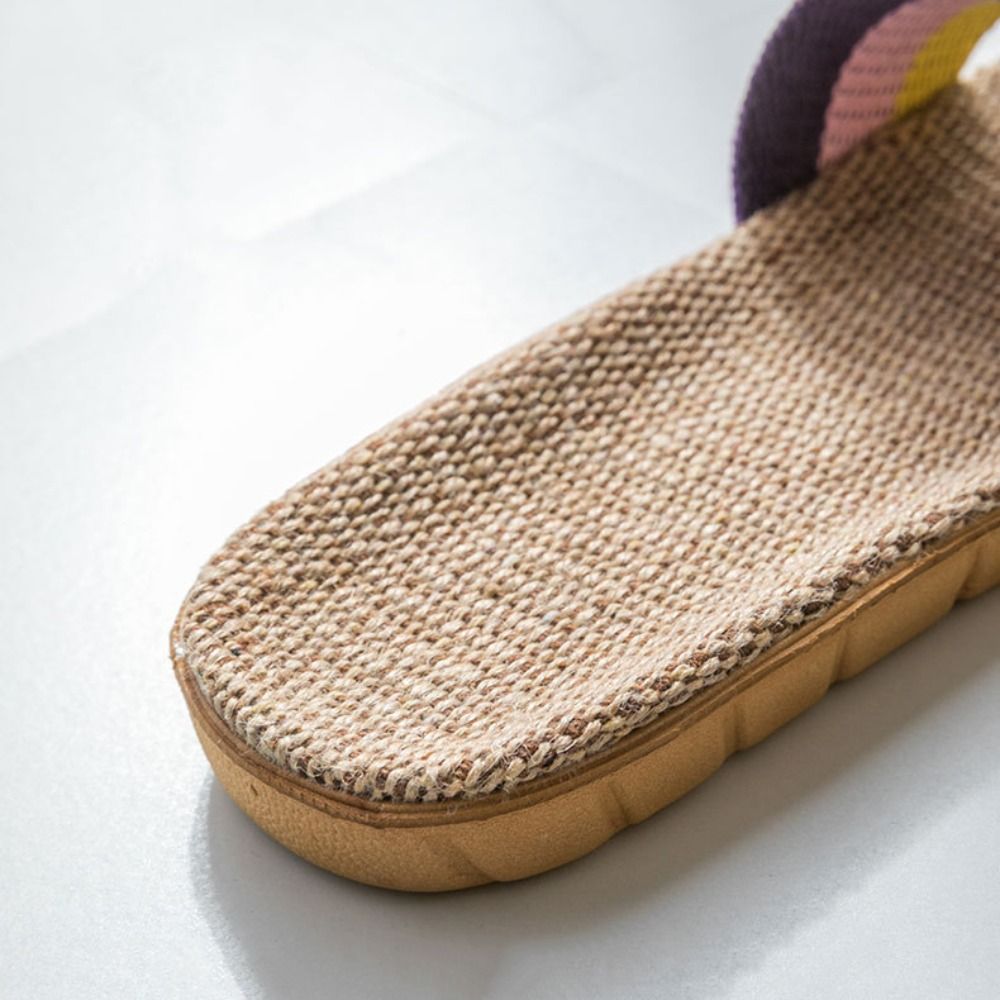 Men Shoes On Sale - Fashion Ethnic Style Linen Cross Slippers