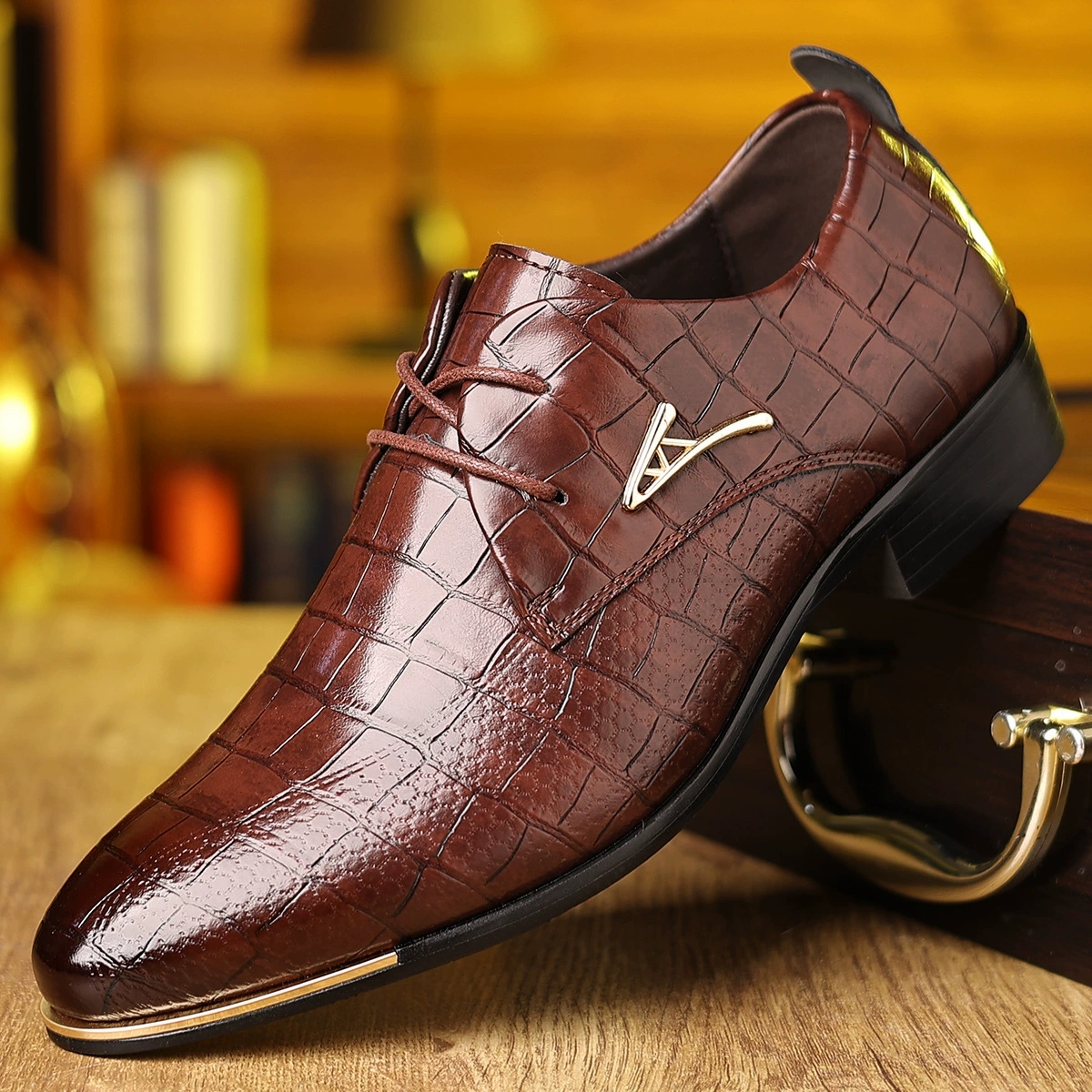 Fashion PU Leather Shoes Men B - Men'S Shoes For Suits recensie en prijs
