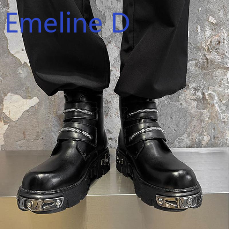 Dark Punk High Top Shoes Fashi - Men'S Shoes Height Increase recensie en prijs