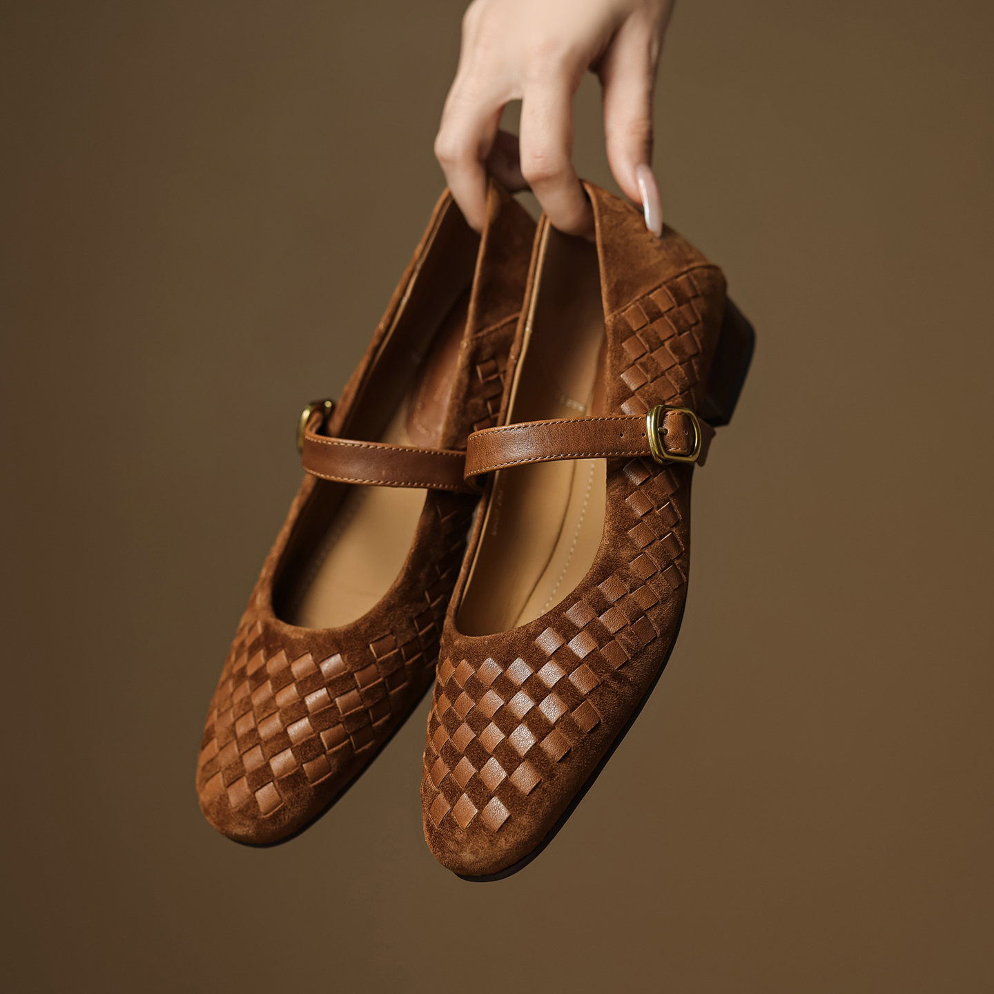 Handmade Genuine Woven Texture - Men Shoes On recensie en prijs
