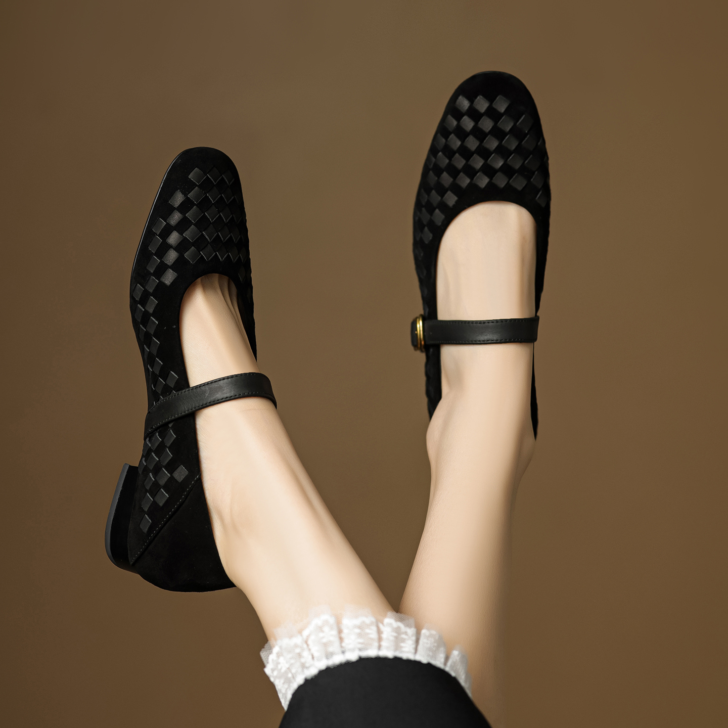 Handmade Genuine Woven Texture - Men Shoes On recensie en prijs