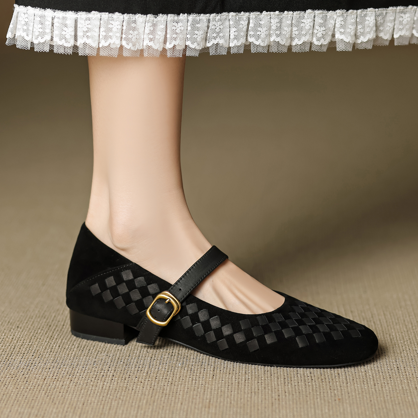 Handmade Genuine Woven Texture - Men Shoes On recensie en prijs
