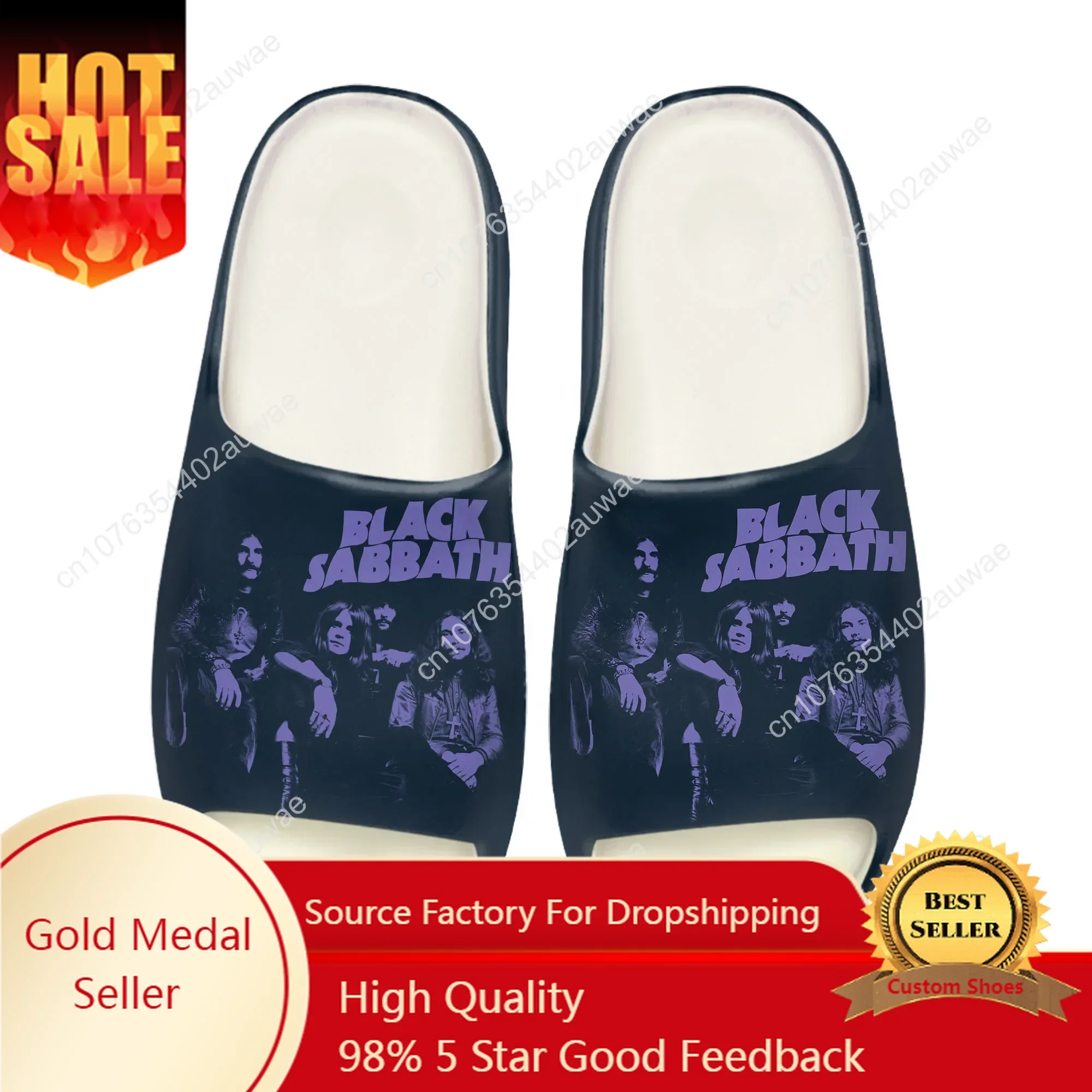 Black Heavy Metal Band Sabbath - Men Shoes On recensie en prijs