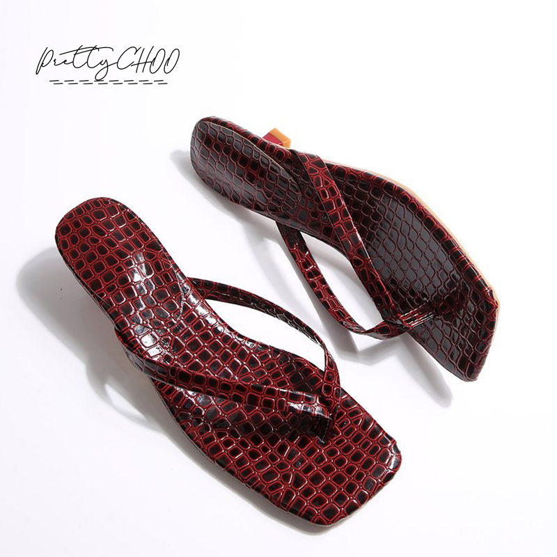Crocodile Print Kitten Heel Fl - Men Shoes On recensie en prijs